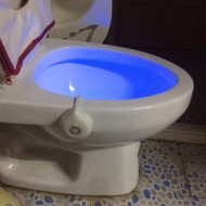 LED osvětlení do WC mísy