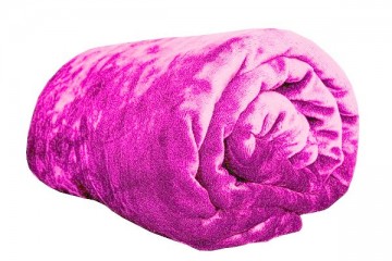 Deka z mikroflanelu, velikost 150x200 cm – světle růžová Deka z mikroflanelu, velikost 150x200 cm – světle růžová