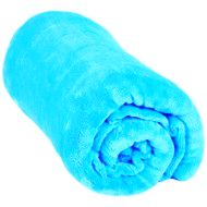 Deka z mikroflanelu, velikost 200x220 cm - azurová Deka z mikroflanelu, velikost 200x220 cm - azurová